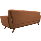 Sofá 03 Lugares 180cm Sala De Estar Miami Veludo Camel - Next