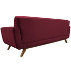 Sofá 03 Lugares 210cm Miami Base Madeira Veludo Marsala - Nex