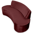 Sofá 03 Lugares 210cm Mônaco Veludo Marsala - Nexta Casa