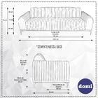Sofá 03 Lugares 230 Cm Molino Pés Alumínio Veludo Titânio