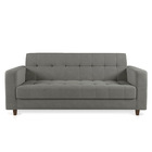 Sofá 03 Lugares Arezzo Suede Pés Chanfrado Tabaco D01 - D'ros