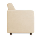 Sofá 03 Lugares Arezzo Suede Pés Chanfrado Tabaco D01 - D'ros