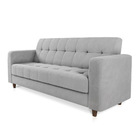 Sofá 03 Lugares Arezzo Suede Pés Chanfrado Tabaco D01 - D'ros