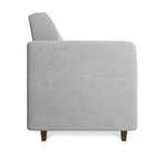 Sofá 03 Lugares Arezzo Suede Pés Chanfrado Tabaco D01 - D'ros