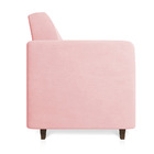 Sofá 03 Lugares Arezzo Suede Pés Chanfrado Tabaco D01 - D'ros