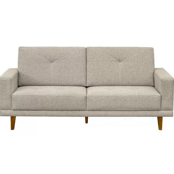 Sofa 03 Lugares Capri 180cm Linho Areia Dmonegatto
