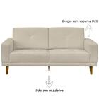 Sofa 03 Lugares Capri 200cm D'monegatto