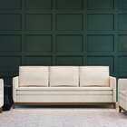 Sofá 03 Lugares Inga Casa De Pedra Bege/branco