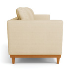 Sofá 03 Lugares Juliette Veludo Luxo Offwhite A129 Base Madei