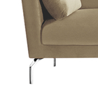 Sofá 03 Lugares Living 2,10 Los Angeles Com Molas Zig-zag Pés