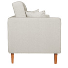 Sofá 03 Lugares Living Ponza Linho - Bege