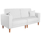 Sofá 03 Lugares Living Ponza Sintético - Branco