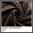 Sofá 03 Lugares Only 230 Cm Pés Preto Veludo Marrom - Casaepo