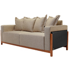 Sofá 03 Lugares Para Sala De Estar 178 Cm Khali B04 Linho Beg