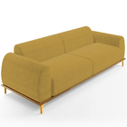 Sofá 03 Lugares Para Sala De Estar Kiev 210 Cm D02 Veludo Mos