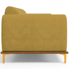 Sofá 03 Lugares Para Sala De Estar Kiev 210 Cm D02 Veludo Mos