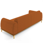 Sofá 03 Lugares Para Sala De Estar Kiev 210 Cm D02 Veludo Tel