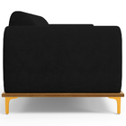 Sofá 03 Lugares Para Sala De Estar Kiev 230 Cm D02 Veludo Pre