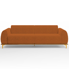 Sofá 03 Lugares Para Sala De Estar Kiev 230 Cm D02 Veludo Tel