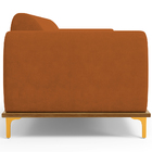 Sofá 03 Lugares Para Sala De Estar Kiev 230 Cm D02 Veludo Tel