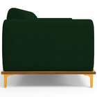 Sofá 03 Lugares Para Sala De Estar Kiev 230 Cm D02 Veludo Ver