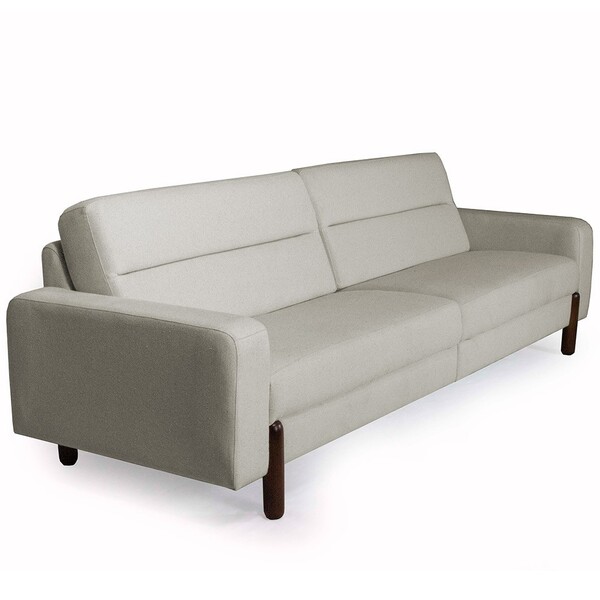 Sofá 03 Lugares Para Sala De Estar Marvin 230 Cm D02 Linho Be