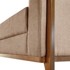 Sofá 03 Lugares Paris Linho 1,70m Bege