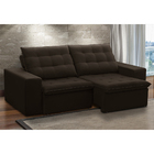 Sofá 03 Lugares Retrátil E Reclinável Catarina 12010 Veludo T