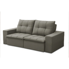 Sofá 03 Lugares Retrátil E Reclinável Olivia 12001 Veludo Cas