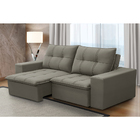 Sofá 03 Lugares Retrátil E Reclinável Olivia 12001 Veludo Cas