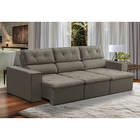 Sofá 03 Lugares Retrátil E Reclinável Stella 12001 Veludo Cas