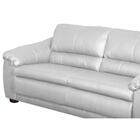 Sofá 03 Lugares Veneza 2,10 M Couro Arte Sala Branco
