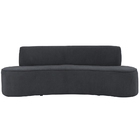 Sofá 04 Lugares 230cm Mônaco Bouclé Cinza Azulado - Nexta Casa