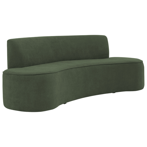 Sofá 04 Lugares 230cm Mônaco Camurça Verde - Nexta Casa