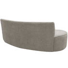 Sofá 04 Lugares 230cm Mônaco Poliéster Bege - Nexta Casa