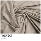 Sofá 04 Lugares 230cm Mônaco Veludo Bege - Nexta Casa