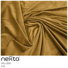 Sofá 04 Lugares 230cm Mônaco Veludo Mostarda - Nexta Casa