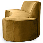 Sofá 04 Lugares 230cm Mônaco Veludo Mostarda - Nexta Casa