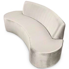 Sofá 04 Lugares 230cm Mônaco Veludo Perfectly Pale - Nexta Ca