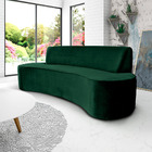 Sofá 04 Lugares 230cm Mônaco Veludo Verde - Nexta Casa