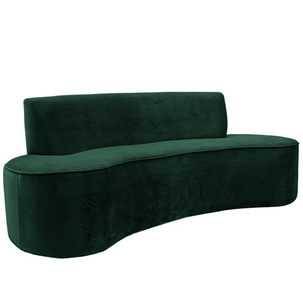 Sofá 04 Lugares 230cm Mônaco Veludo Verde - Nexta Casa