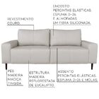 Sofá 04 Lugares Sala De Estar Recepção 280cm Bipartido Brad C