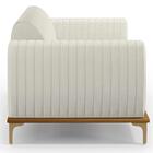 Sofá 150cm 2 Lugares Base Gold Molino D06 Linho C-367 Cru - M