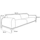 Sofá 150cm 2 Lugares Base Gold Molino D06 Linho C-367 Cru - M