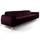 Sofá 150cm 2 Lugares Molino Veludo Uva