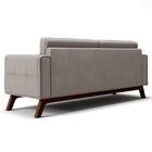 Sofá 150cm 2 Lugares Sandero Veludo Bege Claro