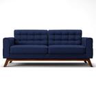 Sofá 150cm 2 Lugares Sandero Veludo Marinho