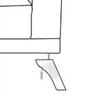 Sofá 160cm 2 Lugares Com Almofadas Pés Curvos Veras Suede D05