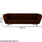 Sofa 178 Cm 2 Lugares Alure Corano Moll