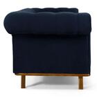 Sofá 180cm 3 Lugares Base Madeira Império B-287 Veludo Marinh